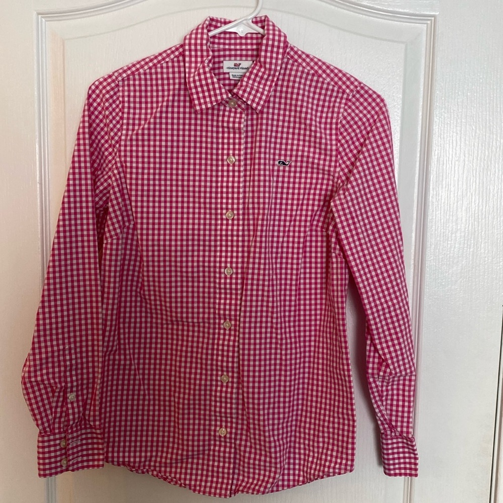 Vineyard vines button-up pink size0